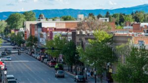 Picture overlooking downtown Sheridan